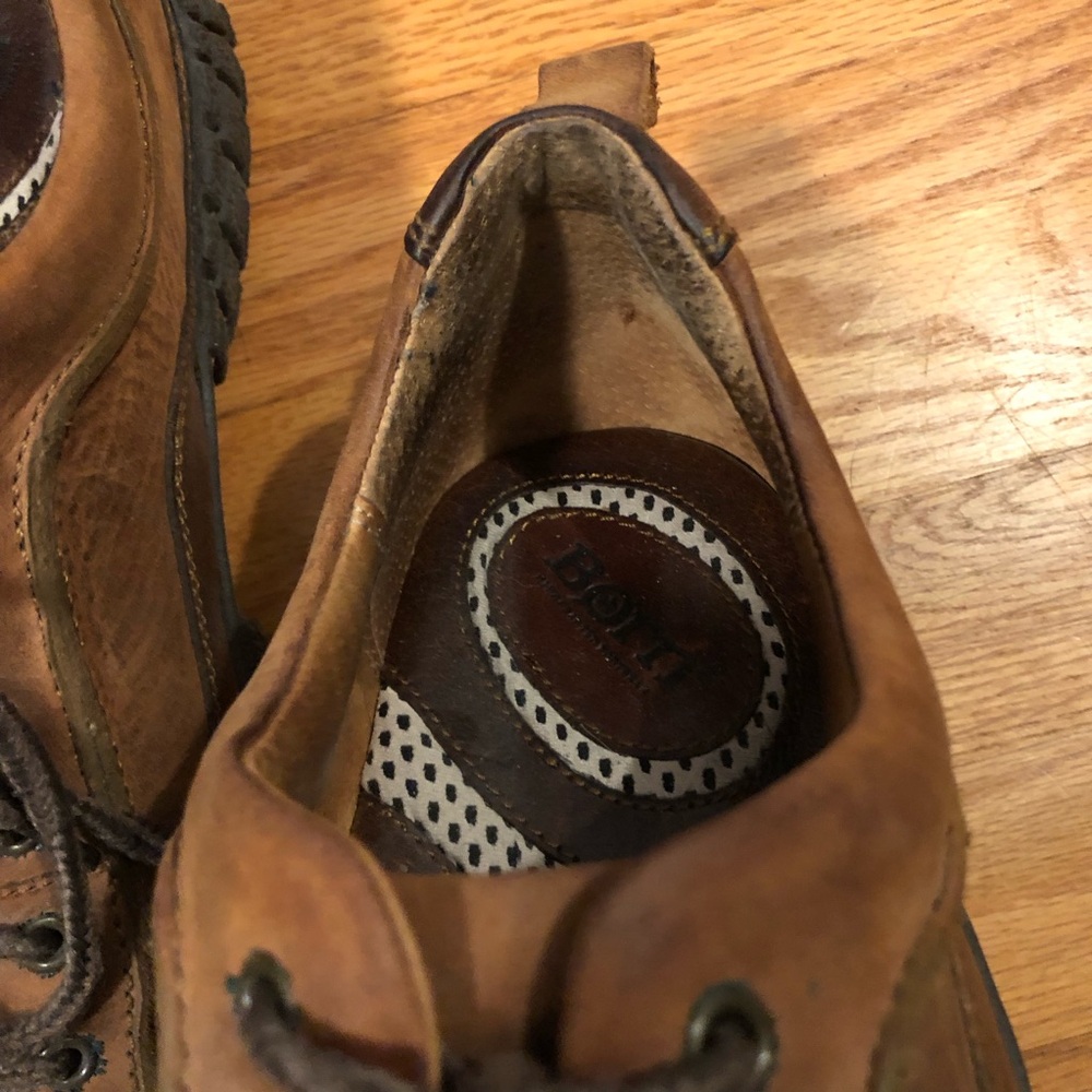 Born Bushveld Lace Up 2 Toned Brown Shoes Size 10.5 - Picture 6 of 10